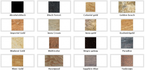 placari granit - culori